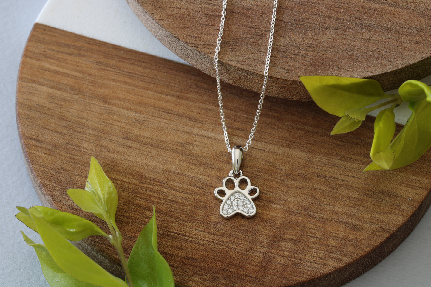 925 Silver Paw Pendant