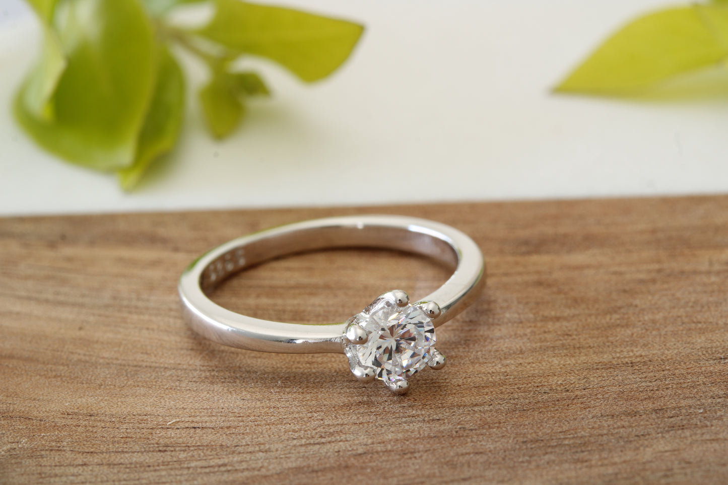 925 Silver Solitaire Ring